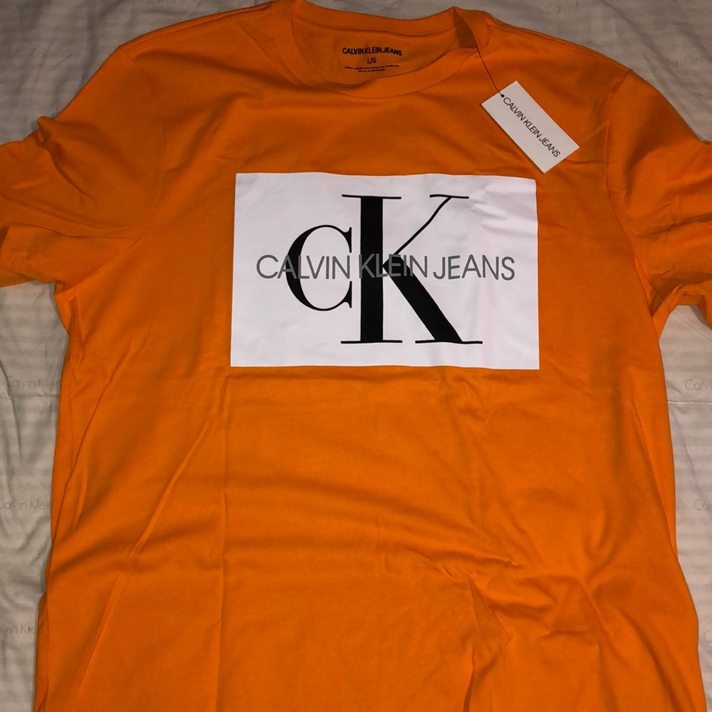 Calvin Klein Orange Tee